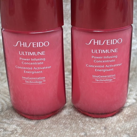 Brand New Shiseido Set of 2 Ultimune Power Infusing Concentrate Hydrating Serum - Picture 4 of 9